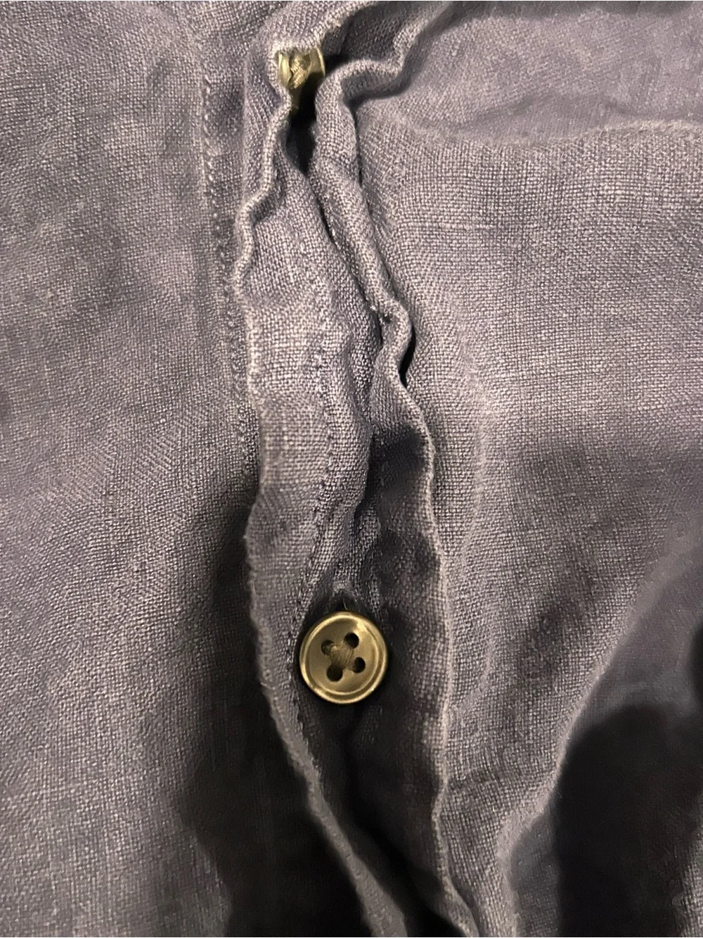 Polo by Ralph Lauren LinenNavy Long-Sleeve Button-Down shirt
